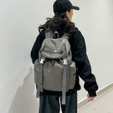 Trendy Cool Neutral Motorcycle Ins Large Cover Hip Hop Backpack  Spring New College Student Sports Backpack Wholesale