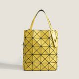 2025 Japan popular matte new tote bag women's small square box geometric diamond handbag four-grid women's bag tide of the same color