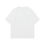 2025 T1070 2025n Street Tide 2025 Summer Retro Trend Cartoon Elements Angel Design Men's Loose Short Sleeve T-Shirt
