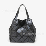 GREATNFB Japanese Original September New Mini Diamond Small Square Box Geometric Rhombus Life Small Square Bag Portable Shoulder Bag for Women