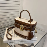 GREATNFB 2025 Popular popular portable bucket women's bag, high-end sense versatile retro fashion shoulder bag, Popular style color matching messenger bag
