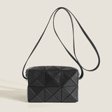 2025 Hot trade new bag women's Japan and Korea geometric rhombus small square bag fashion box bag women's pillow bag mini mobile phone bag