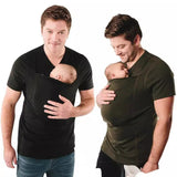 GREATNFB EBay  Wish Kangaroo Dad Multi-Functional round Neck Short-Sleeved Casual T-shirt