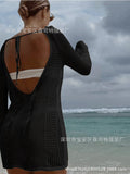 GREATNFB 2025  beach vacation dress halter strap dress women