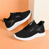 Spring and Summer New White Shoes Sneaker Women's Lightweight Soft Sole Women's Running Shoes Student Lace-up Casual Shoes