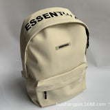 Fog Fear of ESS Leather Men's Backpack Schoolbag
