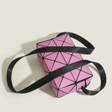 2025 Hot trade new bag women's Japan and Korea geometric rhombus small square bag fashion box bag women's pillow bag mini mobile phone bag
