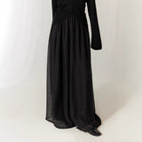 2025 spring and summer new designer niche, clear texture multi-pleated wide-leg pants