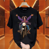 GREATNFB  Clown T-shirt High-End Fashion Brand Men's Clothing Summer T-shirt Top Premium Short Sleeve T-shirt Men's New Style Inner Bottoming Shirt