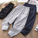 GREATNFB Boys' Summer Thin  New Children's Summer Clothing Quick-Drying Sports Trousers Boys' Loose Pants Fashion