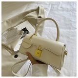 GREATNFB 2025 Women's bag  new New fashion popular portable small square bag versatile simple commuter shoulder messenger bag