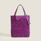 2025 Japan popular matte new tote bag women's small square box geometric diamond handbag four-grid women's bag tide of the same color