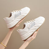 Summer Mesh Breathable White Shoes for Women  New Fashion Low-Cut Lace-up Outerwear Women Fashion Thin Shoes Women