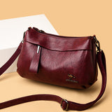 GREATNFB New Women's Bag Fashion All-Matching Large Capacity Shoulder Bag Women's Casual Crossbody Middle-Aged Women's Bag Mother Bag