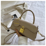GREATNFB 2025 Women's bag  new New fashion popular portable small square bag versatile simple commuter shoulder messenger bag
