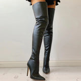 GREATBFB Wish  Autumn and Winter Foreign Trade New European and American Style Fashion Personality below the Knee plus Size Women's Boots 0-43 Factory Wholesale