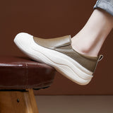 [First Layer Cowhide] Spring  Sports Style Comfortable Platform Casual Shoes Women's Casual Shoes Women's Shoes