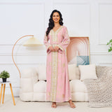 MT032  New Popular trade Middle East Muslim women's dress, new powder bronzing fashion party robe