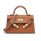 2025 popular new bag women's palm pattern Kelly bag mini mini handbag fashion high-end single shoulder messenger bag