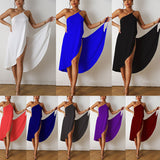 GREATNFB European and American  New Solid Color Sexy  Beach Skirt Suspenders Jumpsuit Short Skirt Female 7 Colors Size 8 in Stock