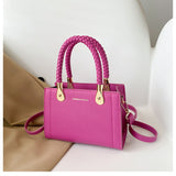 GREATNFB 2025 women's bag new fashion New women's bag handbag texture small square bag simple chain crossbody women's shoulder