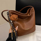 GREATNFB 2025 This year's popular bag women's large-capacity armpit bag popular new retro trendy versatile shoulder bag commuter bucket bag