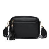 GREATNFB 2025versatile ins niche bag popular summer female oblique straddle mobile phone bag Popular style solid color New fringed bag