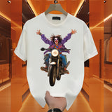 GREATNFB  Clown T-shirt High-End Fashion Brand Men's Clothing Summer T-shirt Top Premium Short Sleeve T-shirt Men's New Style Inner Bottoming Shirt