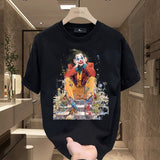 GREATNFB  Clown T-shirt High-End Fashion Brand Men's Clothing Summer T-shirt Top Premium Short Sleeve T-shirt Men's New Style Inner Bottoming Shirt