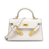 2025 popular new bag women's palm pattern Kelly bag mini mini handbag fashion high-end single shoulder messenger bag