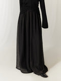 2025 spring and summer new designer niche, clear texture multi-pleated wide-leg pants