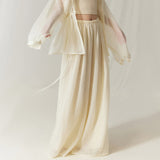 2025 spring and summer new designer niche, clear texture multi-pleated wide-leg pants