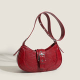 2025 Hot trade bag popular new niche design burst pattern underarm bag women's messenger bag high-end sense medieval shoulder bag