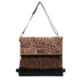 GREATNFB 2025 Large capacity leopard print underarm tote bag casual women's bag popular new versatile multi-purpose shoulder crossbody backpack