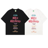 2025 T1011 2025n retro 2025 summer trend men's and women's color elements letter design men's loose short-sleeved T-shirt