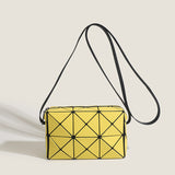 2025 Hot trade new bag women's Japan and Korea geometric rhombus small square bag fashion box bag women's pillow bag mini mobile phone bag