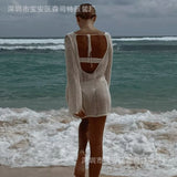 GREATNFB 2025  beach vacation dress halter strap dress women