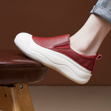 [First Layer Cowhide] Spring  Sports Style Comfortable Platform Casual Shoes Women's Casual Shoes Women's Shoes