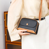 GREATNFB 2025Trend women's bags popular new New Popular trade PU solid color with lid messenger bag women's shoulder bag mini bag