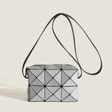 2025 Hot trade new bag women's Japan and Korea geometric rhombus small square bag fashion box bag women's pillow bag mini mobile phone bag