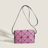 2025 Hot trade new bag women's Japan and Korea geometric rhombus small square bag fashion box bag women's pillow bag mini mobile phone bag