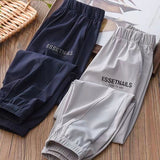 GREATNFB Boys' Summer Thin  New Children's Summer Clothing Quick-Drying Sports Trousers Boys' Loose Pants Fashion