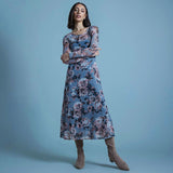 GREATNFB 2025 AC457   New  Hot Trade Popular and  popular New Floral Waist A-word Dress