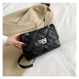 GREATNFB 2025 new women's fashion popular versatile classic diamond square bag simple commuter chain single shoulder messenger bag bag