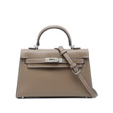 2025 popular new bag women's palm pattern Kelly bag mini mini handbag fashion high-end single shoulder messenger bag