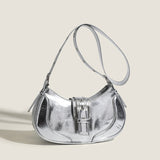2025 Hot trade bag popular new niche design burst pattern underarm bag women's messenger bag high-end sense medieval shoulder bag