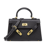 2025 popular new bag women's palm pattern Kelly bag mini mini handbag fashion high-end single shoulder messenger bag