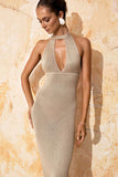 GREATNFB 2025 Temperament elegant knitted dress strap backless vacation evening dress dress