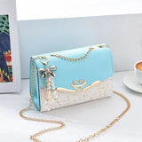 GREATBFB Women's Bag New Women's Bag Shoulder Messenger Bag Sequined Fashion Bag Korean Style Women's Shoulder Bag Mobile Phone Bag Coin Purse Fashion