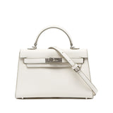 2025 popular new bag women's palm pattern Kelly bag mini mini handbag fashion high-end single shoulder messenger bag